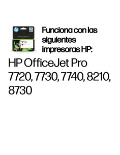 HP Cartucho de tinta Original 953XL de alto rendimiento magenta 2