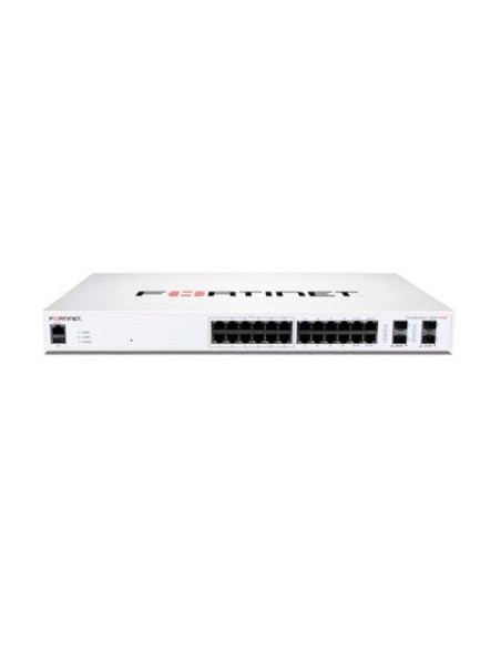 Fortinet FS-124F-FPOE switch Energía sobre Ethernet (PoE) 1U Blanco