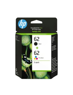 HP Pack de ahorro de 2 cartuchos de tinta original 62 negro tricolor