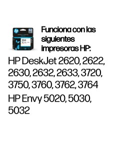 HP Cartucho de tinta Original 304 tricolor 2