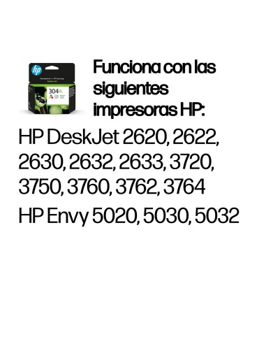 HP Cartucho de tinta Original 304XL tricolor