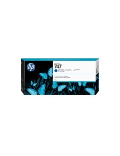 HP Cartucho de tinta azul cromática DesignJet 747 de 300 ml
