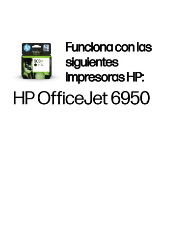 HP Cartucho de tinta Original 903XL negro de alto rendimiento