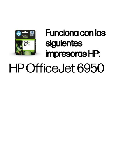 HP Cartucho de tinta Original 903XL negro de alto rendimiento