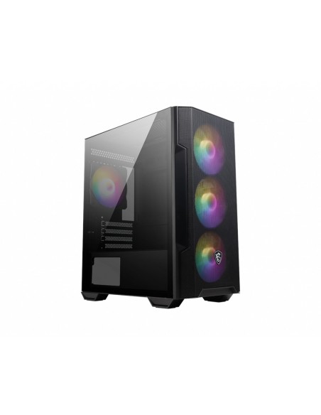 MSI MAG Forge M100R Midi Tower Negro, Transparente