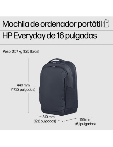 HP Mochila para portátil Everyday de 16 pulgadas
