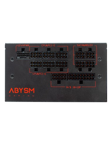 ABYSM Morpheo GX5 1000W unidad de fuente de alimentación 20+4 pin ATX ATX Negro, Rojo