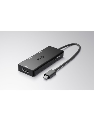 i-tec USB-C Triple 4K HDMI Video Adapter, Power Delivery 100W