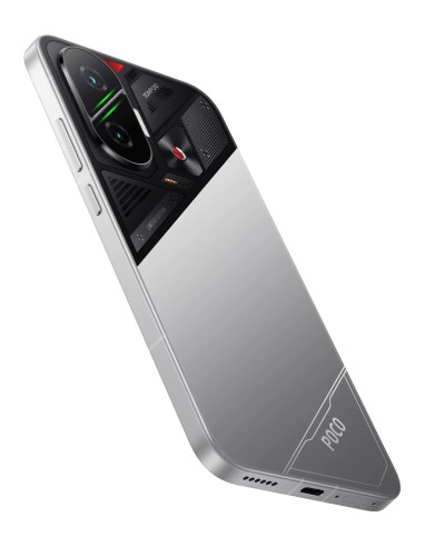 POCO F7 5G 17,4 cm (6.83") SIM doble Android 15 USB Tipo C 12 GB 256 GB 6500 mAh Plata