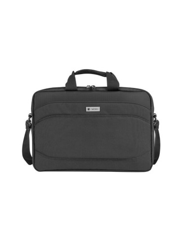 NATEC Nanger 39,6 cm (15.6") Maletín Negro