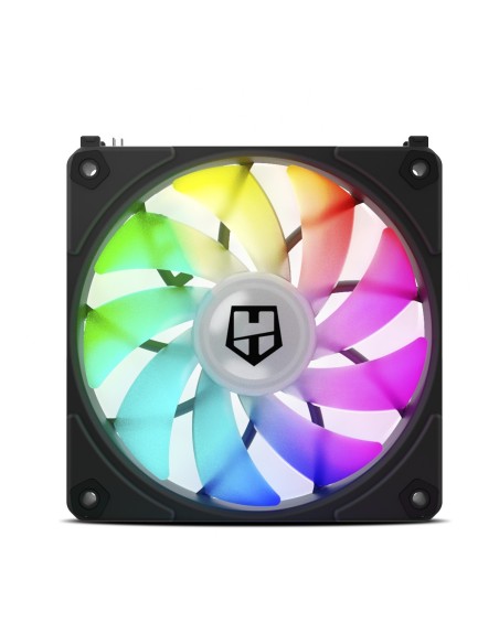 NOX Hummer NXHUMMERELINKBK sistema de refrigeración para ordenador Carcasa del ordenador Ventilador 12 cm Negro 1 pieza(s)