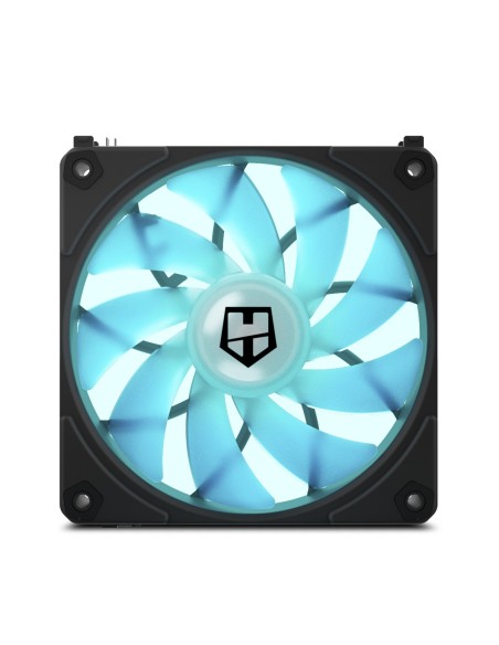 NOX Hummer NXHUMMERELINKBK sistema de refrigeración para ordenador Carcasa del ordenador Ventilador 12 cm Negro 1 pieza(s)