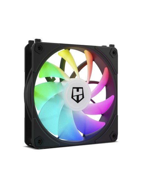 NOX Hummer NXHUMMERELINKBK sistema de refrigeración para ordenador Carcasa del ordenador Ventilador 12 cm Negro 1 pieza(s)