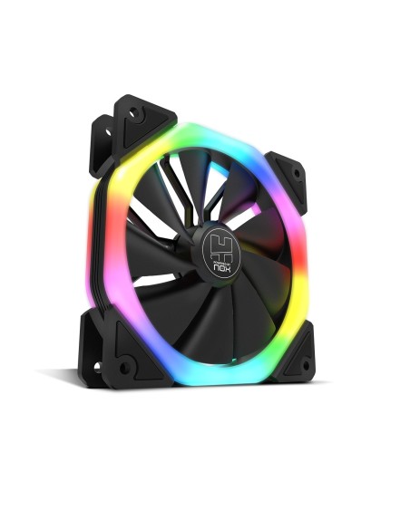 NOX Hummer S-Fan Carcasa del ordenador Ventilador 12 cm Negro