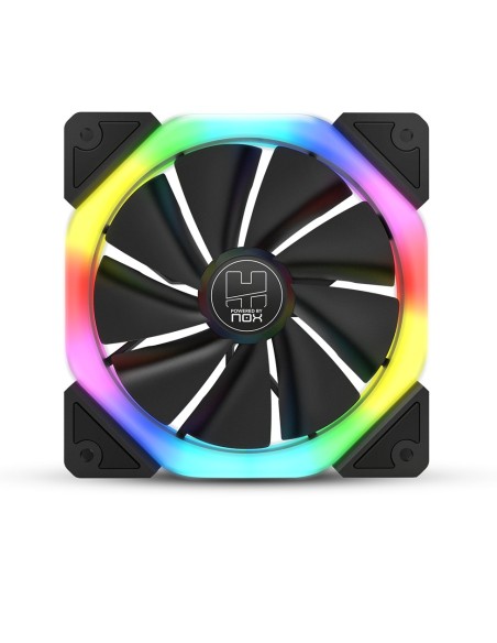 NOX Hummer S-Fan Carcasa del ordenador Ventilador 12 cm Negro