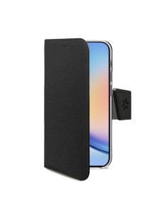 Celly WALLY1063 funda para teléfono móvil 16,8 cm (6.6") Funda cartera Negro