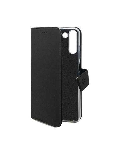 Celly WALLY1063 funda para teléfono móvil 16,8 cm (6.6") Funda cartera Negro
