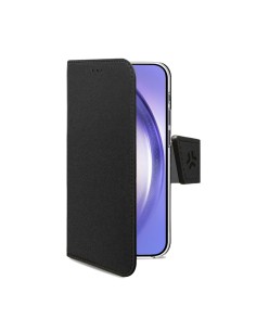 Celly WALLY1064 funda para teléfono móvil 16,8 cm (6.6") Funda cartera Negro