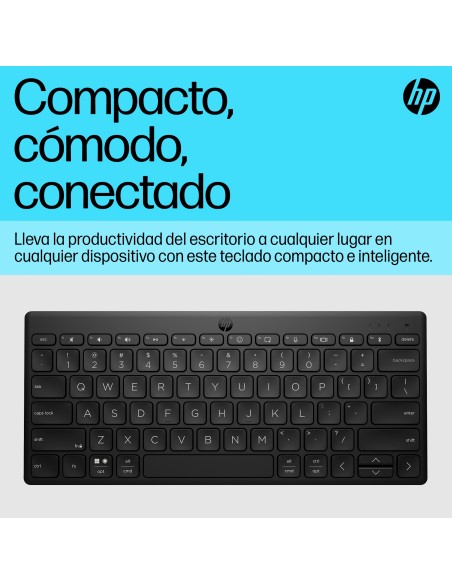 HP Teclado multidispositivo compacto 355 con Bluetooth