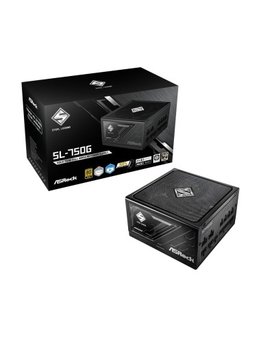 Asrock SL-1000G Steel Legend unidad de fuente de alimentación 1000 W 20+4 pin ATX ATX Negro