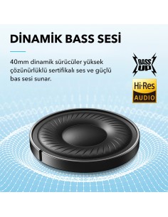 Soundcore A3004-Mavi Auriculares Alámbrico Diadema Llamadas Música USB Tipo C Bluetooth Azul 2