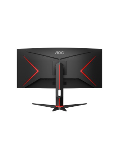 AOC G2 CU34G2XP pantalla para PC 86,4 cm (34") 3440 x 1440 Pixeles UltraWide Quad HD LED Negro, Rojo