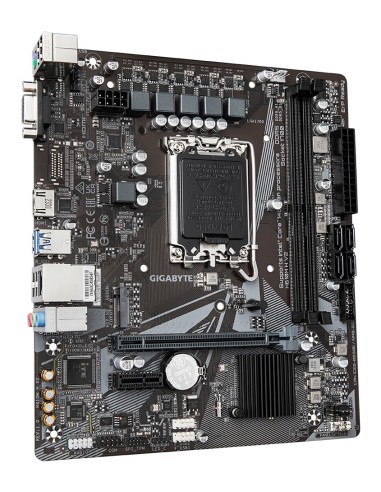 GIGABYTE H610M H V2 Placa base - Compatible con procesadores Intel Core 14th CPUs, 4+1+1 Hybrid Digital VRM, up to 5600MHz