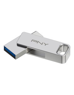 PNY DUO LINK unidad flash USB 64 GB USB Type-A   USB Type-C 3.2 Gen 1 (3.1 Gen 1) Acero inoxidable 2
