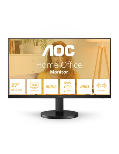 AOC B3 U27B3CF pantalla para PC 68,6 cm (27") 3840 x 2160 Pixeles 4K Ultra HD LCD Negro