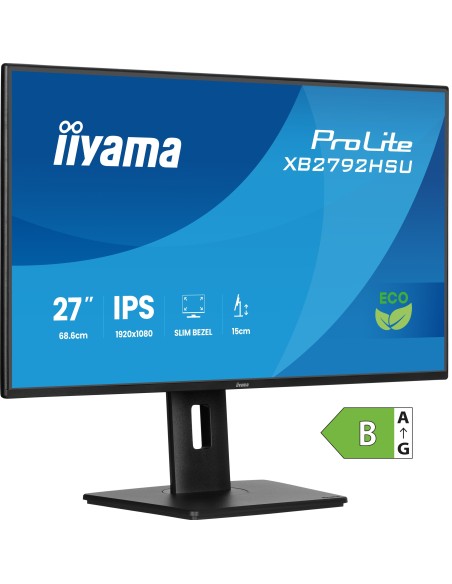 iiyama ProLite XB2792HSU-B1 pantalla para PC 68,6 cm (27") 1920 x 1080 Pixeles Full HD LED Negro