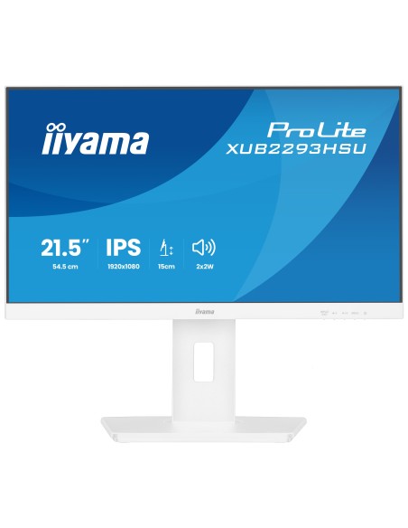 iiyama ProLite XUB2293HSU-W7 pantalla para PC 54,6 cm (21.5") 1920 x 1080 Pixeles Full HD LED Blanco