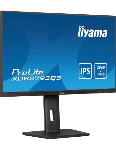 iiyama ProLite XUB2793QS-B7 pantalla para PC 68,6 cm (27") 2560 x 1440 Pixeles Quad HD LED Negro