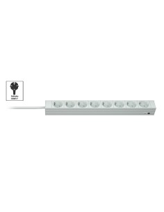 Vertiv Knürr PDU DI-STRIP, básica, 0U 1U, entrada Schuko de 230 V y 16 A, salidas (8) Schuko