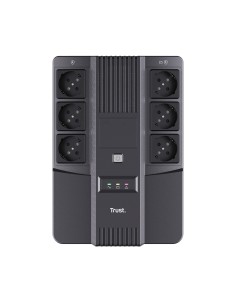 Trust Maxxon sistema de alimentación ininterrumpida (UPS) 0,8 kVA 6 salidas AC 2