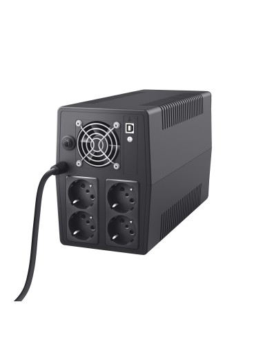 Trust Paxxon sistema de alimentación ininterrumpida (UPS) 1,5 kVA 900 W 4 salidas AC