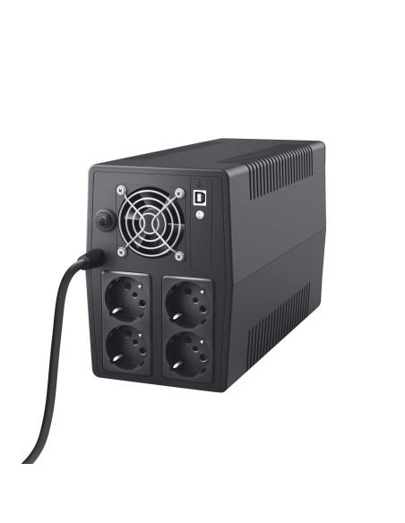 Trust Paxxon sistema de alimentación ininterrumpida (UPS) 1,5 kVA 900 W 4 salidas AC