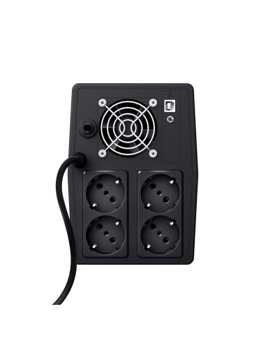 Trust Paxxon sistema de alimentación ininterrumpida (UPS) 1,5 kVA 900 W 4 salidas AC