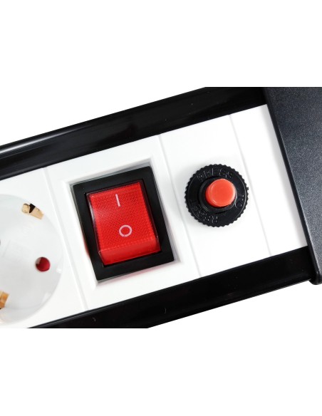 Equip 245553 base múltiple 1,5 m 4 salidas AC Interior Negro, Blanco