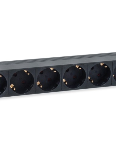 Equip 333286 unidad de distribución de energía (PDU) 8 salidas AC 1U Negro
