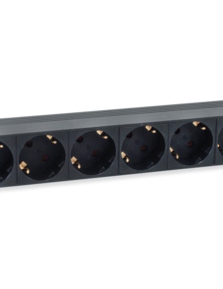 Equip 333286 unidad de distribución de energía (PDU) 8 salidas AC 1U Negro