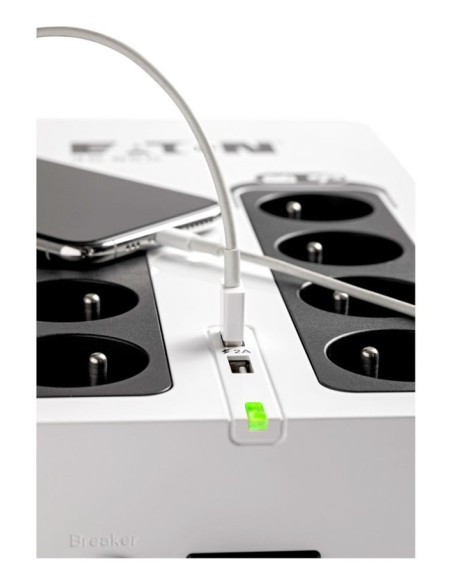 Eaton 3S850D sistema de alimentación ininterrumpida (UPS) En espera (Fuera de línea) o Standby (Offline) 0,85 kVA 510 W 8