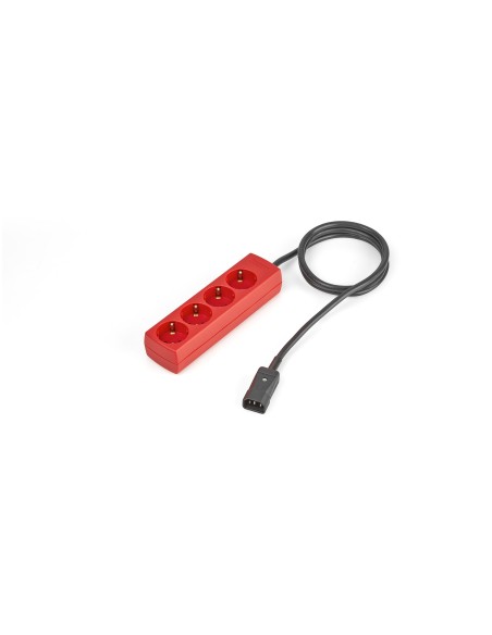 Salicru CABLE IEC SALIDA ROJO C14 4-SCHU 2mts