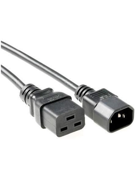 Microconnect PE0191420 cable de transmisión Negro 2 m C19 acoplador C14 acoplador