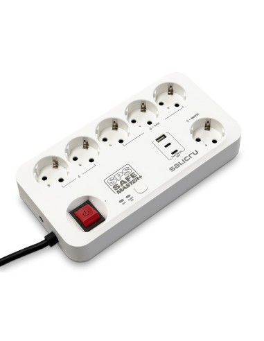 Salicru SPS SAFE MASTER+ Blanco 6 salidas AC 230 V 1,4 m
