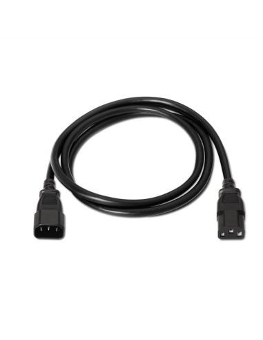 AISENS A132-0171 cable de transmisión Negro 1,5 m C13 acoplador C14 acoplador