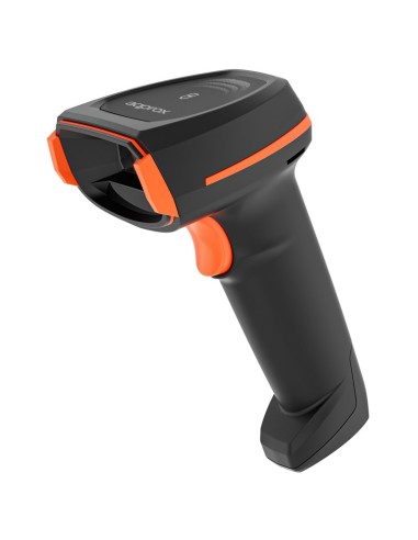 Approx appLS24 Lector de códigos de barras portátil 1D 2D Negro, Naranja