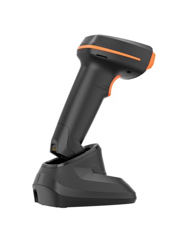 Approx appLS24WSBS Lector de códigos de barras portátil 1D 2D Negro, Naranja