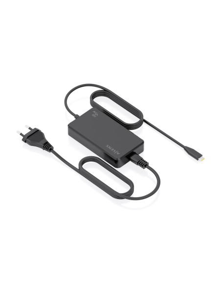 AISENS Cargador De Sobremesa GaN 45W PD3.0 1xUSB-C 1.8m, Negro