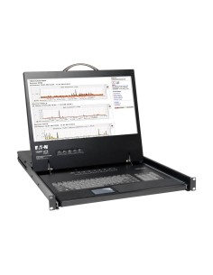 Tripp Lite B040-008-19 KVM de Consola Netcontroller de 8 Puertos De 1U para Instalar en Rack, con LCD de 19"