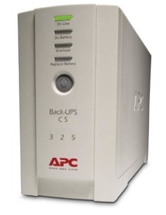 APC Back-UPS CS 325 w o SW sistema de alimentación ininterrumpida (UPS) 0,325 kVA 210 W